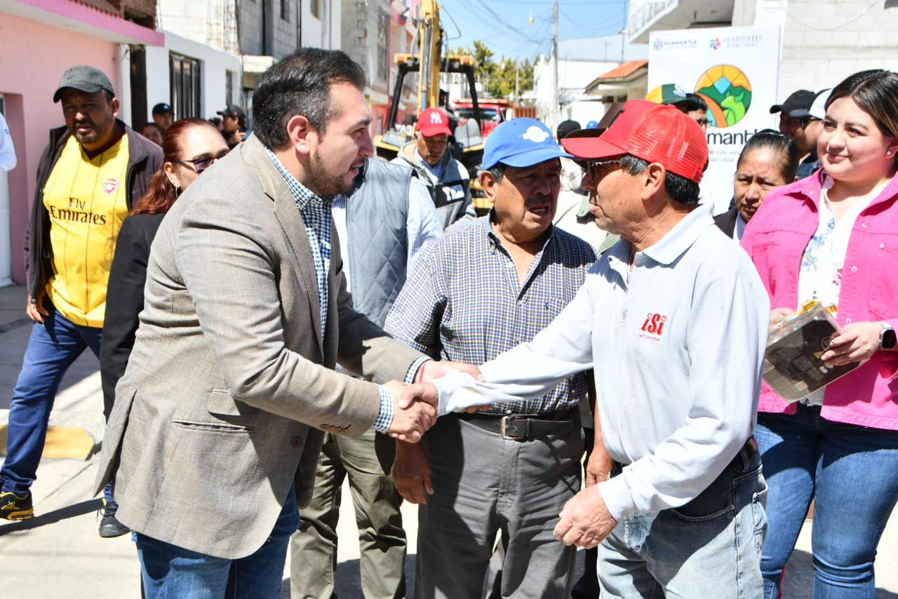 Vecinos beneficiados afirman que Salvador Santos Cedillo da un nuevo rostro a Huamantla con obras prioritarias